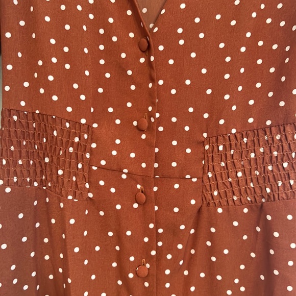 Polka dot maxi dress, NWOT - Picture 5 of 7